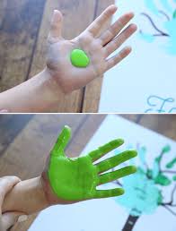 Make An Adorable Family Handprint Tree Great Gift Idea It S Always Autumn Quickly have your child place his/her hand, palm down, on the canvas near the stem, fingertips pointing outwards. make an adorable family handprint tree