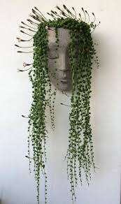 Headplanters Are An Unexpected And Fun Wall Planter Succulent Wall Planter Plants Face Planters