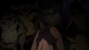 The goblin cave thing has no scene or indication that female goblins exist in that universe as all the male goblins are living together and capturing male adventurers to constantly mate with. Goblin Slayer Episode 1 Battle In The Cave English Dub Hd Youtube