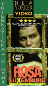Rosa's duality as a female and a revolutionary is a addressed throughout the film. Amazon Com Rosa Luxemburg Vhs Barbara Sukowa Daniel Olbrychski Otto Sander Adelheid Arndt Jurgen Holtz Doris Schade Hannes Jaenicke Jan Biczycki Karin Baal Winfried Glatzeder Regina Lemnitz Barbara Lass Franz Rath Margarethe Von