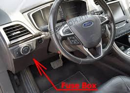 Refer to the service manual for your specific ford . Fuse Box Diagram Ford Fusion 2013 2016