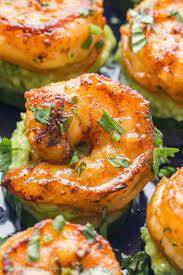 Serve with olive oil crackers at your next . Avocado Cucumber Shrimp Appetizers Natashaskitchen Com
