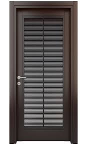 Louver Door In Wenge Finish Contemporary Interior Doors Louvered Door Ideas Door Design
