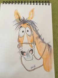 Pin By Charlene Mcnamara On Aquarelle Cartoon Drawings Horse Drawings Animal Drawings