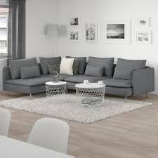 Soderhamn Ecksofa 4 Sitzig Ohne Abschluss Lejde Grau Schwarz Ikea Osterreich Beautiful Living Rooms Living Room Beautiful Living