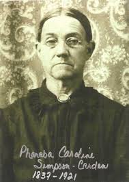 Pheraba Caroline Simpson Carden (1837-1921)