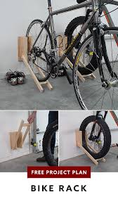 Free Project Plan Compact Garage Bike Rack Bike Rack Garage Diy Bike Rack Garage Bike