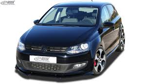 Vw golf 6 mk 6. Rdx Front Spoiler Vario X Vw Polo 6r Lips Bumpers Exterior Car Tuning Tuning Parts24 Com