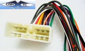 The harness that goes to the car has many more wires than the one that came with the radio. Chevy Tracker 99 1999 Car Stereo Wiring Installation Harness Radio Install Wire