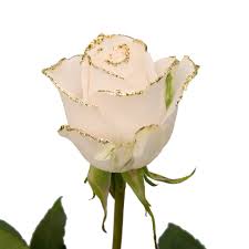 This is a charming vintage ladybug flowers clip art image! White Roses With Gold Glitter Premium Wholesale Flowers Free Shipping Bloomingmore