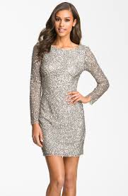 Pin By Erin Birdsall On Dresses For My Birthday Long Sleeve Sequin Dress Sparkly Dress Simple Long Sleeve Dress