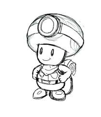 You don't have to wait your turn. Toad Mario Coloring Pages Learny Kids