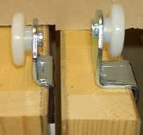 Pocket Door Rollers locks and guides