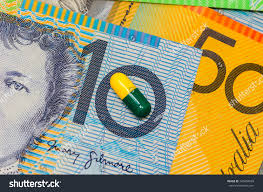 Medication On Australian Dollar Aud Stock Photo Edit Now