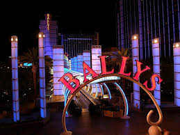 Shot Of Ballys Hotel And Casino Entrance At Night In Las Vegas Nv Best Hotels In Vegas Las Vegas Grand Canyon Strip Hotel