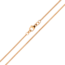 Wheat this stainless steel,gold over stainless steel necklace from crucible can be worn alone or. 18ct Rose Gold 1 30mm Spiga Chain Buy Online Free Insured Uk Delivery