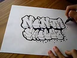 Graffiti On Paper Youtube Cool Drawings Graffiti Writing Sharpie Designs