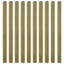 Fence slats company offers top lock, winged and hedge fencing inserts. Vidaxl Impregnated Fence Slats 10 Pcs Wood 140 Cm Brown