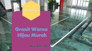 Anda bisa mengaplikasikannya di salah satu ruangan untuk tampak kesan yang dinamis. Granit Warna Hijau Murah 0812 8606 6416 Wa Youtube