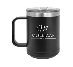 Custom Personalized Insulated Coffee Mug Gift Personalized Etsy In 2020 Insulated Coffee Mugs Mugs Stainless Steel Coffee Mugs