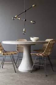 Contemporary Round Table From Rockett St George Contemporary Round Dining Table Concrete Dining Table Circular Dining Table