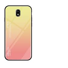 It was launched in white, black, and gold colours. Tempered Glass Case For Samsung Galaxy J3 Pro Luxury Gradient Back Cover Shopee Malaysia