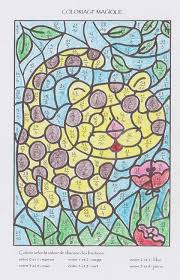 Mais attention il faut calculer, les chiffres sont le résultat d' u. Coloriages Magiques Numeration