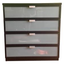 Archive ikea catalogs of previous years (up to 2009 years). Ikea Hopen 4 Drawer Frosted Glass Dresser In Black Brown Aptdeco