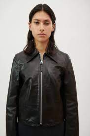 Velo Jacket Black Leather Our Legacy Leather Jackets Black Leather