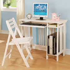 Choose from small and compact or large captain style desks with multiple drawers for extra storage. Folding Desk And Chair Set White Coaster Furniture Furniture Cart