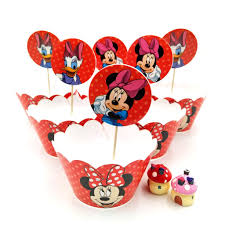 Shop from the world's largest selection and best deals for disney mickey mouse lamps for children. 24pcs Disney Baby Shower Kids Favors Mickey Mouse Decoration Cupcake Paper Wrappers Toppers Happy Birthday Party Supplies Cake Decorating Supplies Aliexpress