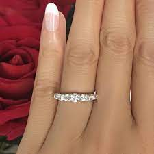 These bands are made to order in sterling silver, 14k yellow, white or rose, 18k yellow or white or platinum. 1 Carat Baguette Accented Art Deco Wedding Band In White Gold Over Ste Kisnagems Co Uk
