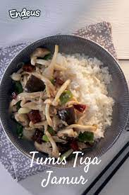 Resep Tumis Tiga Jamur Resep Tumis Resep Sayuran Resep Tumis
