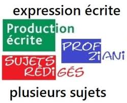 Productions Ecrites Redigees Texte Argumentatif 1 Et 2 Bac Et Tc Exemples
