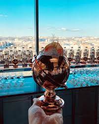 Conrad S Legacy Cocktail At Cloud 9 Sky Bar Lounge Prague Tasteofhilton Hilton Hotel Hiltonhotels Hiltonbars Elyxa Cocktails Coffee Maker Adventure