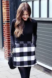 Black And White Plaid Skirt Outfits Summer Uk Fashion Blog Check Mate Fashion Plaid Skirt Outfit Checkered Skirt