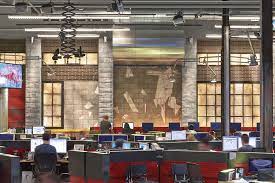 Take A Tour Of Tmz S Stylish Headquarters Tmz Newsroom Studios Los Angeles