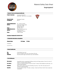 The msds was prepared carefully, using current references; Material Safety Data Sheet Isopropanol