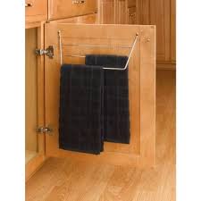 Rev A Shelf 7 In H X 13 In W X 4 In D Cabinet Door Mount Towel Holder 563 32 C The Home Depot Kitchen Towel Holder Towel Holder Rev A Shelf