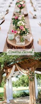 45 Rustic Wedding Decorations You Must Have A Look Spring Country Wedding Ideas With Flowers And Rustic Wedding Decor Rustic Wedding Wedding Ceremony Chairs