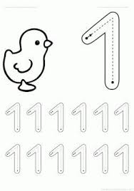 1 Rakami Calisma Sayfasi Okuloncesitr L Preschool 2020 Okul Okul Oncesi Okul Oncesi Calisma Cizelgeleri