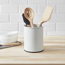 Keeping your kitchen organised and tidy in style, the beautifully designed kuper utensil holder provides a wonderful storage solution for your everyday kitchen tools. White Kitchen Utensil Holder Target
