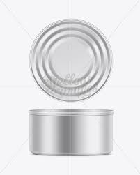 Download Tuna Can Mock Up In Can Mockups On Yellow Images Object Mockups PSD Mockup Templates