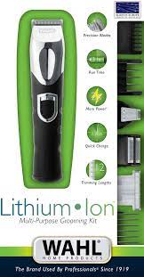 With a rechargeable lithium ion system, it gives three times more run time and two times more power, with up to 150 minutes cordless use from a one hour charge. Multi Purpose Grooming Kit 9854 Wahl Global