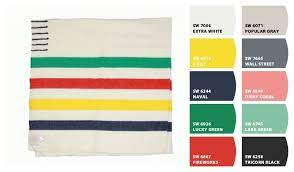 Just a reminder that it's literally a blanket. Instantly Turn Any Picture Into A Palette With Colorsnap Created For You By Sherwin Williams Bedroom Paint Schemes Hudson Bay Blanket Camping Decor