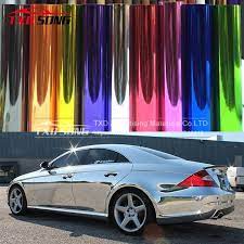 Car Styling High Stretchable Waterproof Uv Protected Blue Chrome Mirror Vinyl Wrap Sheet Roll Film Car Sticker Decal Sheet Car Stickers Decals Car Stylingvinyl Car Wrap Mirror Vinyl Chrome Mirror