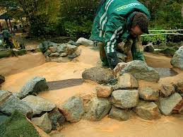 Ich habe ihn nie gesehen. Quelle Mit Bach Laufendes Wasser Im Garten Natur Im Eigenen Garten