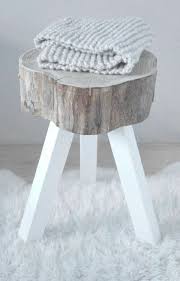 Wunderschoner Kleiner Hocker Aus Holzstamm Dekor Hausmobel Und Hocker