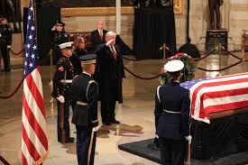 Here are full details for the 41st president's funeral. George H W Bush Makes Final Landing In Washington Politico