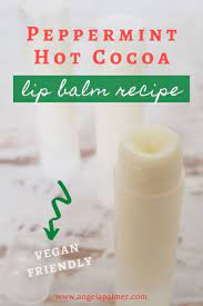 Peppermint Hot Cocoa Lip Balm Recipe Vegan Friendly Lip Balm Recipes Easy Lip Balm Recipe Beeswax Recipes